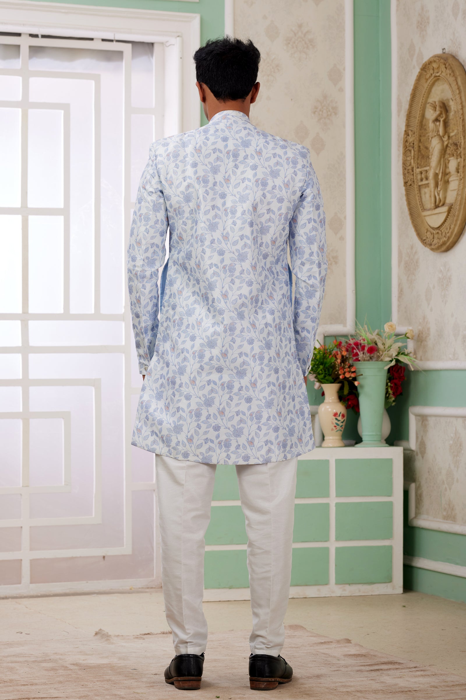 Indian Mens Designer Wedding Bollywood Wear Semi Indo Western India