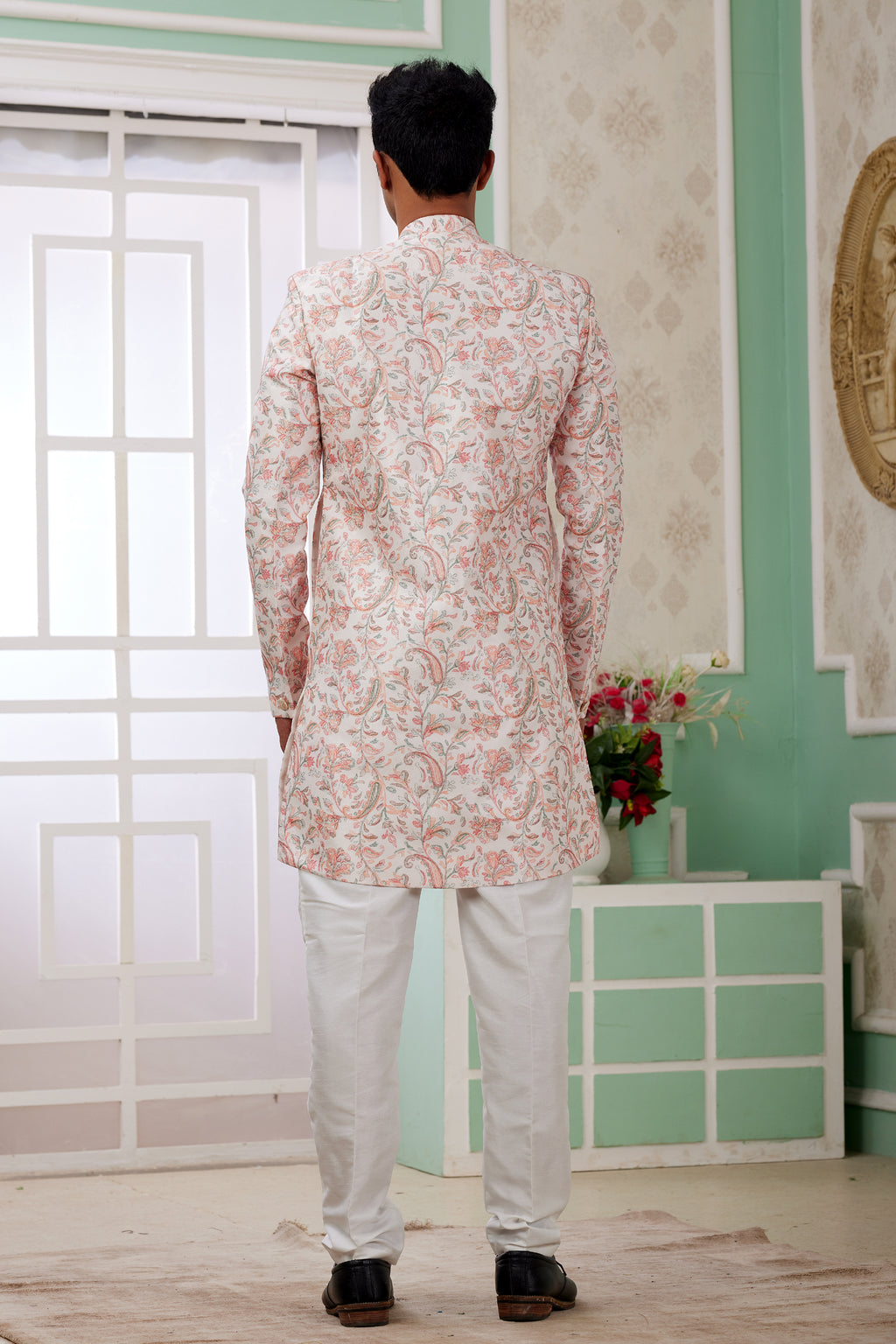 Indian Mens Designer Wedding Bollywood Wear Semi Indo Western India