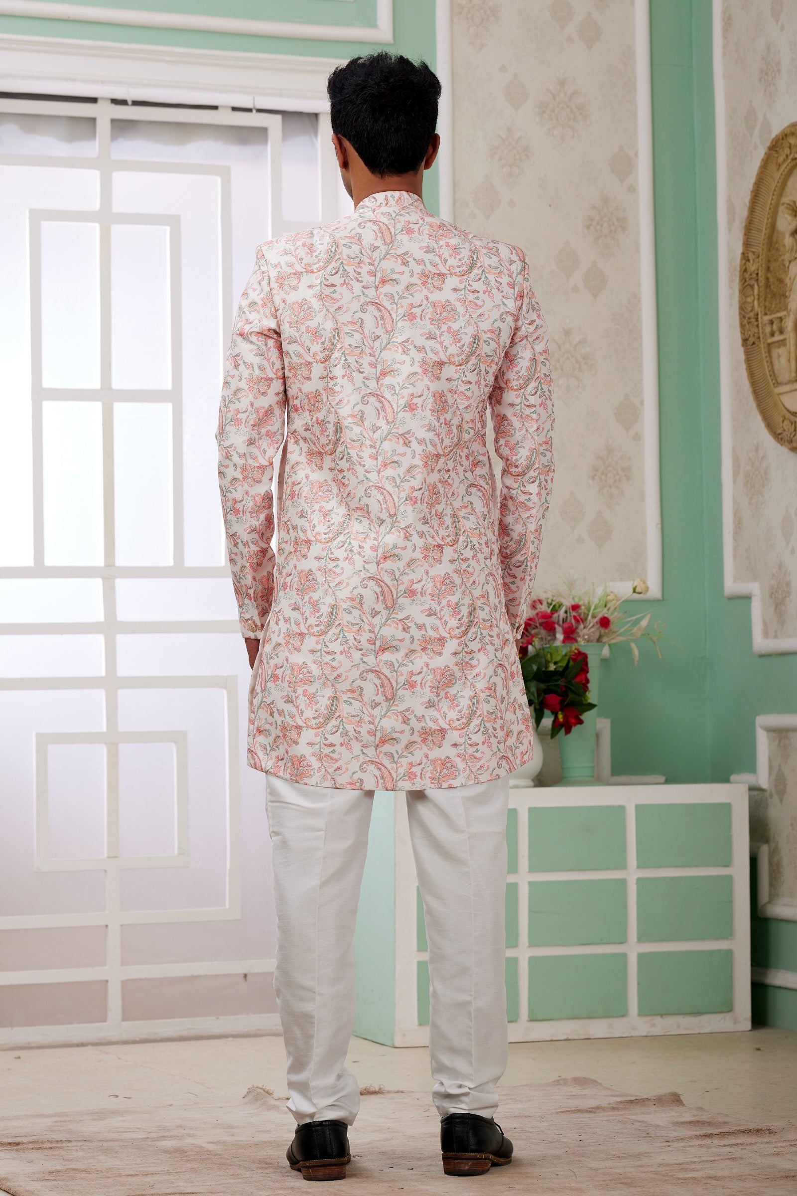 Indian Mens Designer Wedding Bollywood Wear Semi Indo Western India