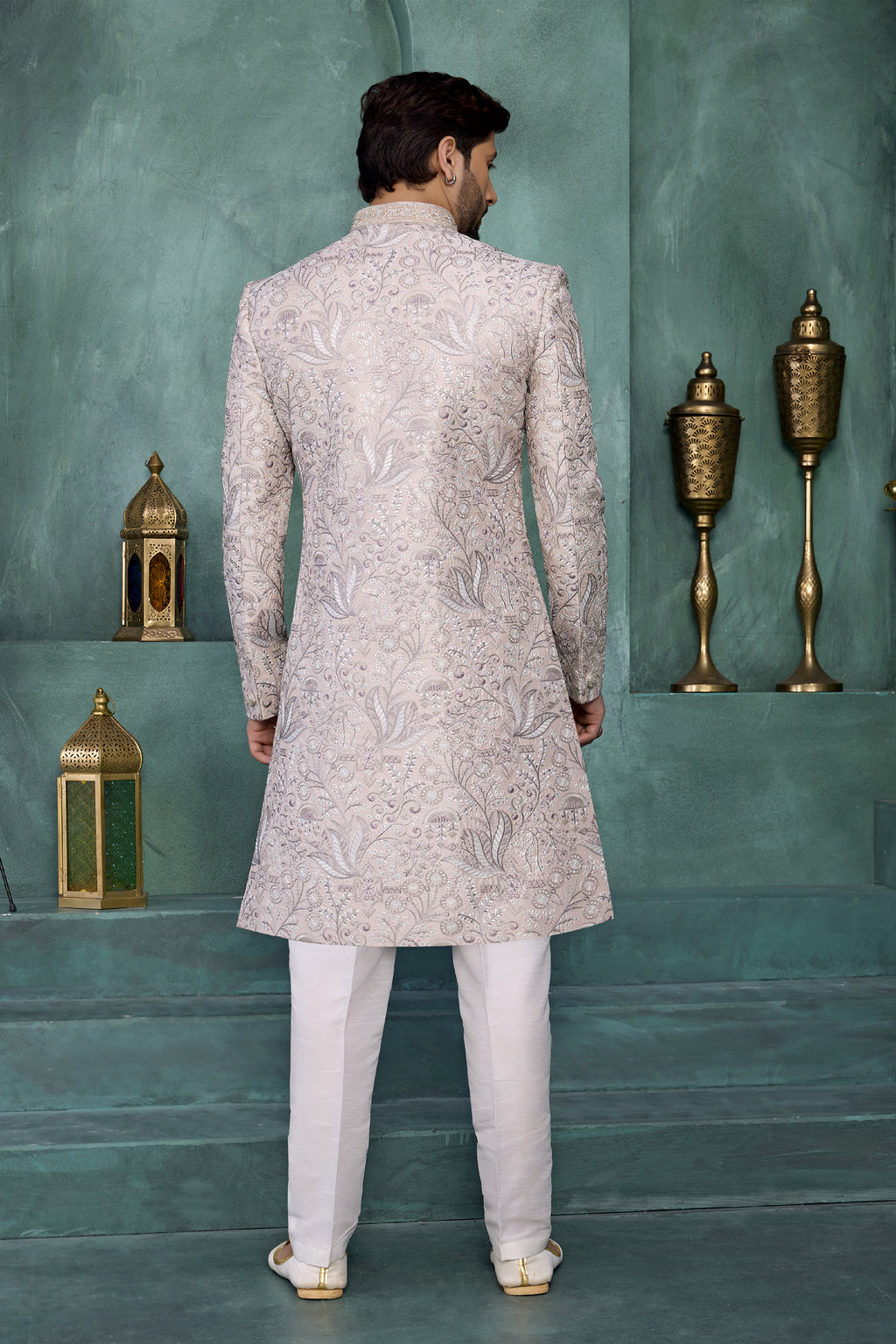 Indian Mens Designer Wedding Bollywood Wear Traditional Sherwani